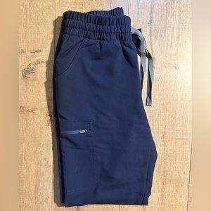 Figs High Rise Yola Skinny Scrub Pants Navy XS